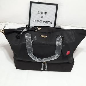 NEW Victoria's Secret Travel Weekender Getaway Bag